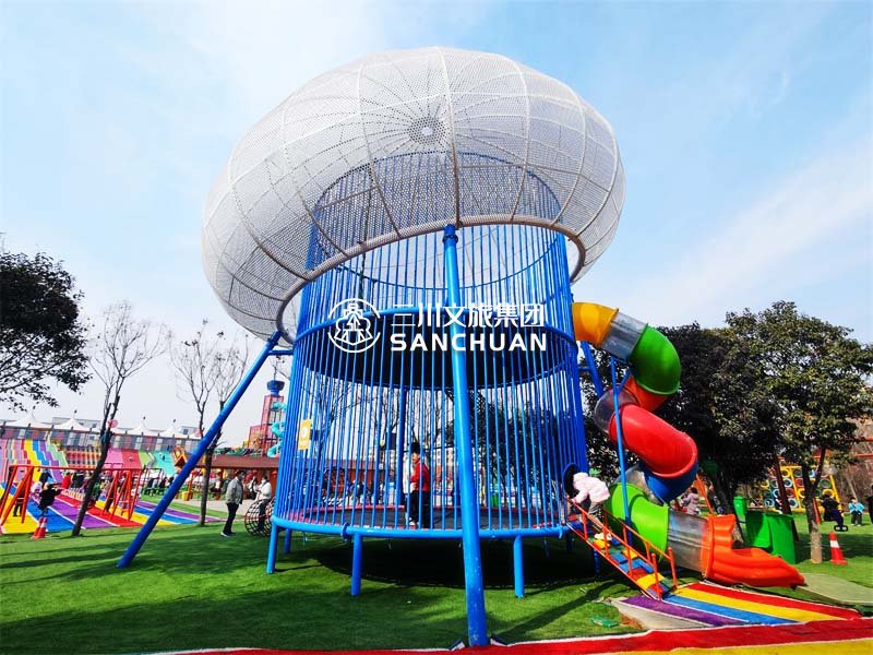水母蹦床滑梯组合厂家,水母蹦床滑梯组合价格